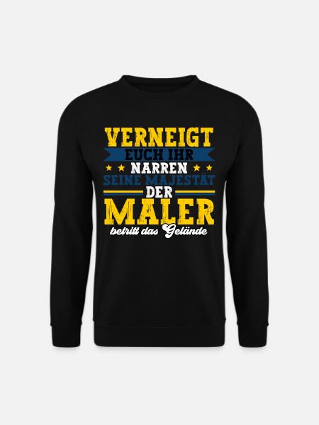 Maler - Unisex Pullover - Schwarz