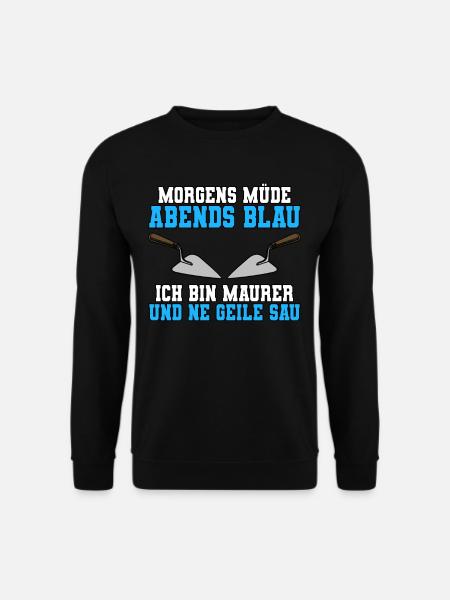 Maurer - Unisex Pullover - Schwarz