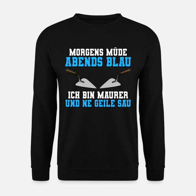 Maurer - Unisex Pullover - Schwarz