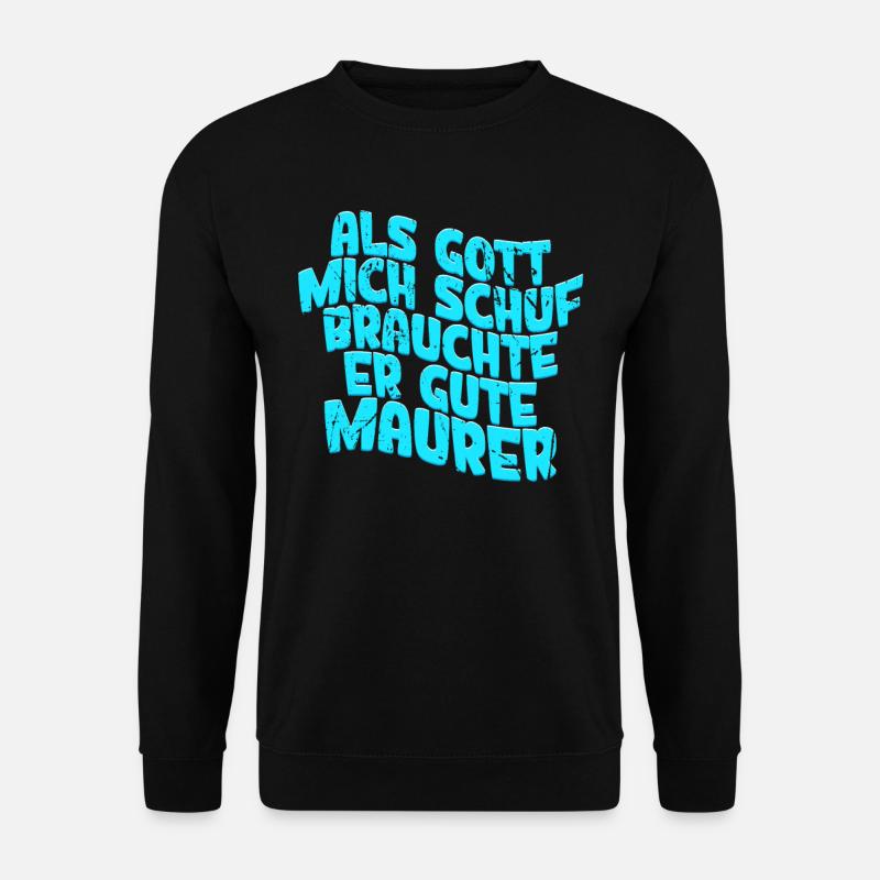 Maurer - Unisex Pullover - Schwarz
