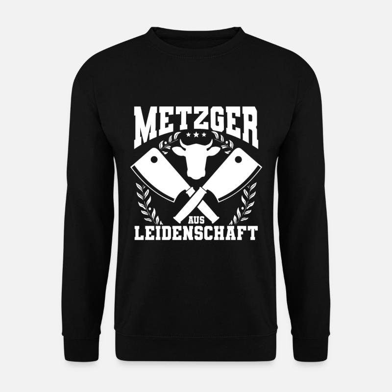 Fleischer Metzger - Unisex Pullover - Schwarz