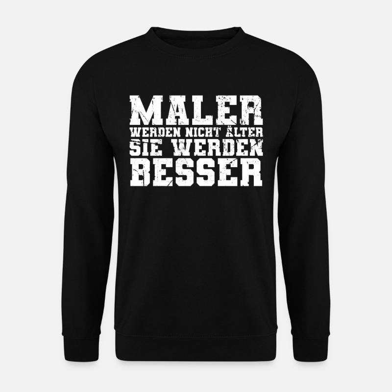 Maler - Unisex Pullover - Schwarz