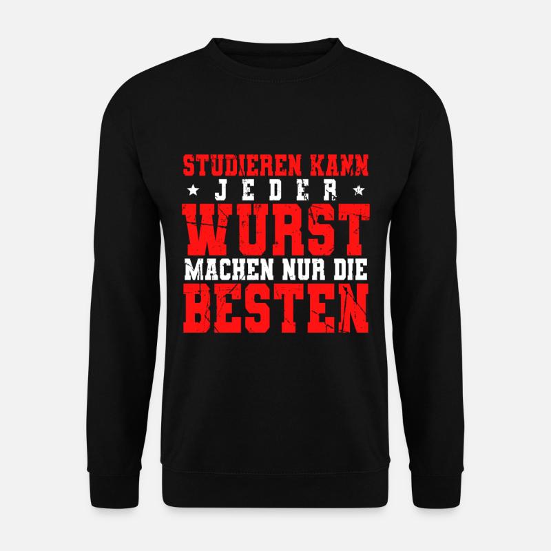 Fleischer Metzger - Unisex Pullover - Schwarz
