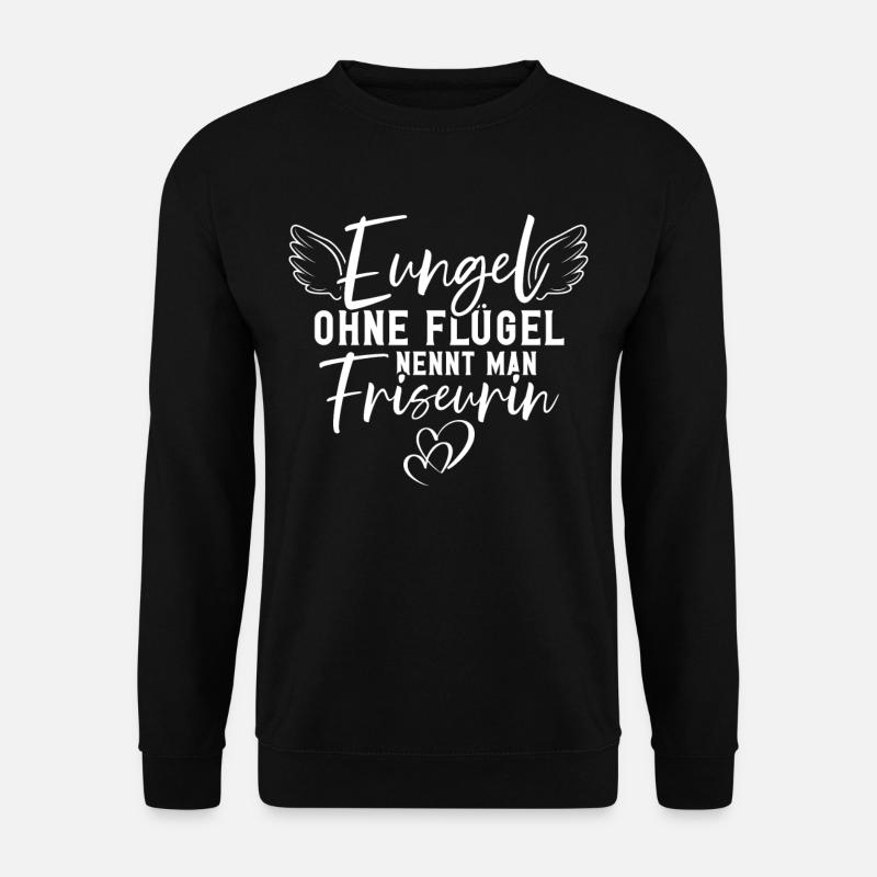 Friseurin - Unisex Pullover - Schwarz