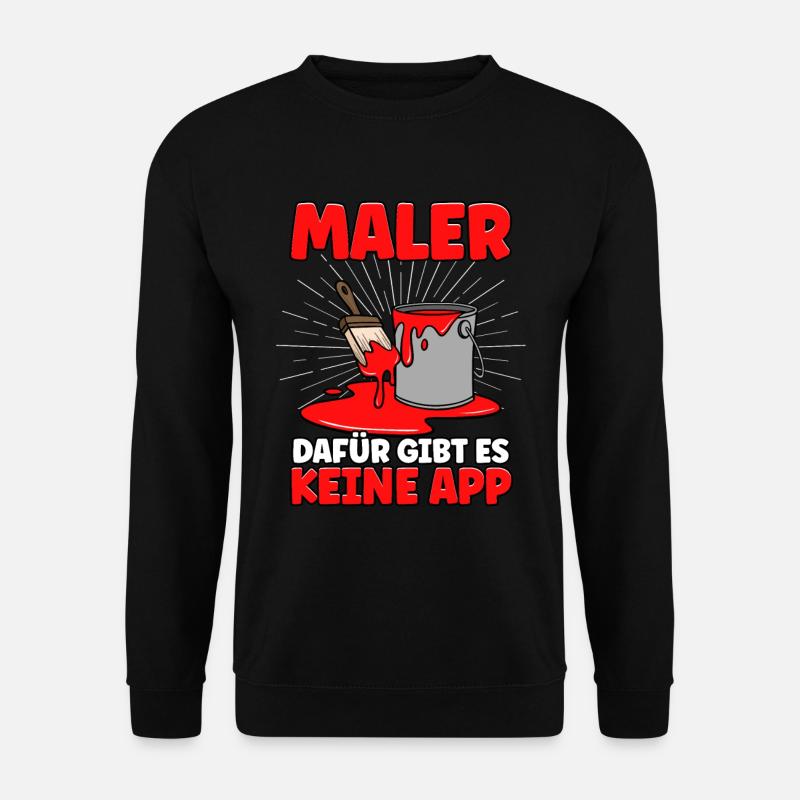 Maler - Unisex Pullover - Schwarz
