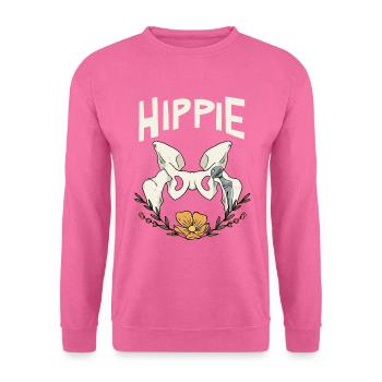 Hippie hip joint - Unisex Sweatshirt - pink - Front