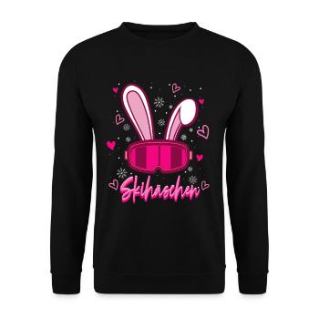 Skifahren Ski Frauen - Unisex Pullover - Schwarz - Vorne - Alina (178cm) & Michal (187cm)