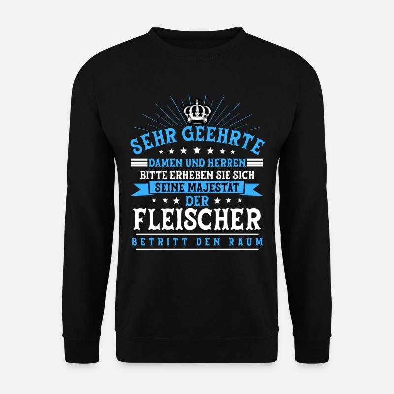 Metzger Fleischer - Unisex Pullover - Schwarz