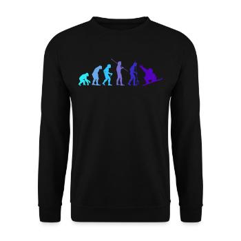 Snowboard - Unisex Pullover - Schwarz - Vorne - Alina (178cm) & Michal (187cm)