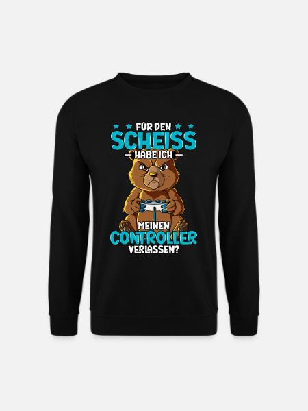 Zocken Gaming - Unisex Pullover - Schwarz