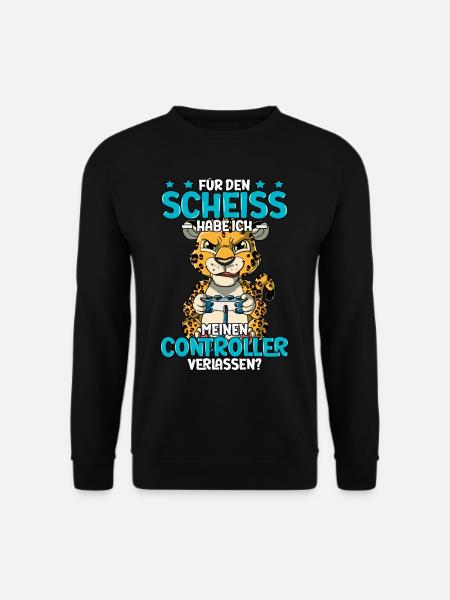 Zocken Gaming - Unisex Pullover - Schwarz