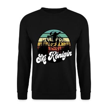 Skifahren Ski Frauen - Unisex Pullover - Schwarz - Vorne - Alina (178cm) & Michal (187cm)
