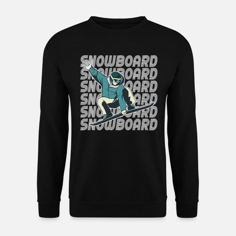 Snowboard - Unisex Pullover - Schwarz
