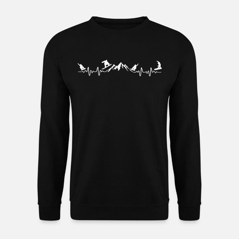 Snowboard - Unisex Pullover - Schwarz