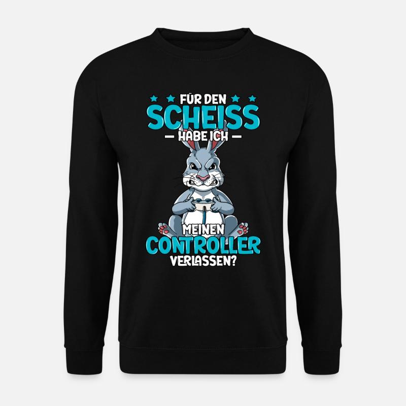 Zocken Gaming - Unisex Pullover - Schwarz