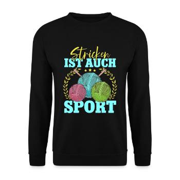 Häkeln - Unisex Pullover - Schwarz - Vorne - Alina (178cm) & Michal (187cm)