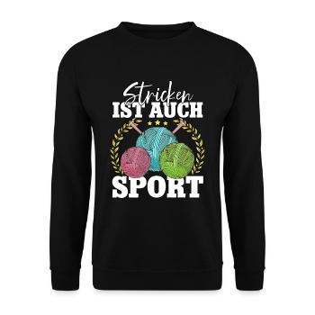 Häkeln - Unisex Pullover - Schwarz - Vorne - Alina (178cm) & Michal (187cm)