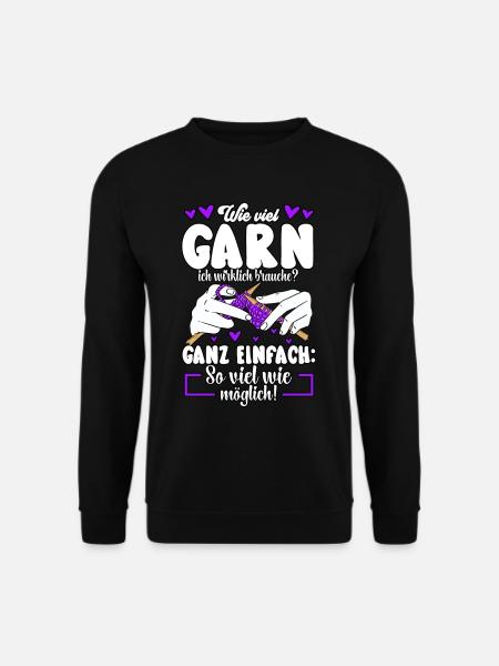 Häkeln - Unisex Pullover - Schwarz