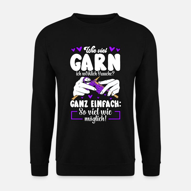 Häkeln - Unisex Pullover - Schwarz