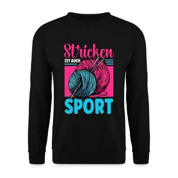 Häkeln - Unisex Pullover - Schwarz - Vorne - Alina (178cm) & Michal (187cm)