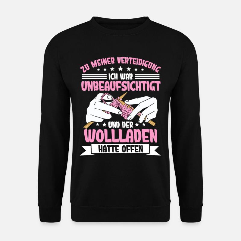 Häkeln - Unisex Pullover - Schwarz