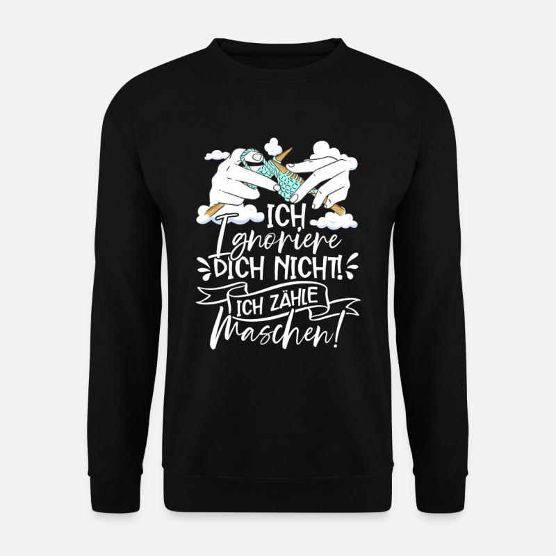 Häkeln - Unisex Pullover - Schwarz
