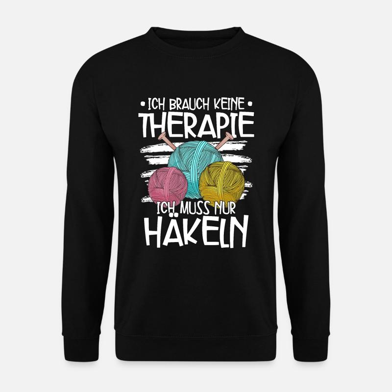 Häkeln - Unisex Pullover - Schwarz