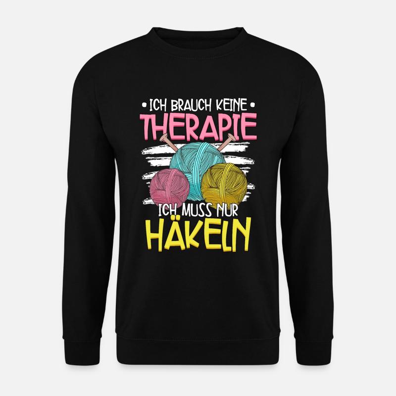 Häkeln - Unisex Pullover - Schwarz