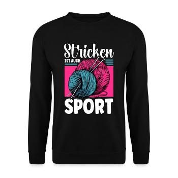 Häkeln - Unisex Pullover - Schwarz - Vorne - Alina (178cm) & Michal (187cm)