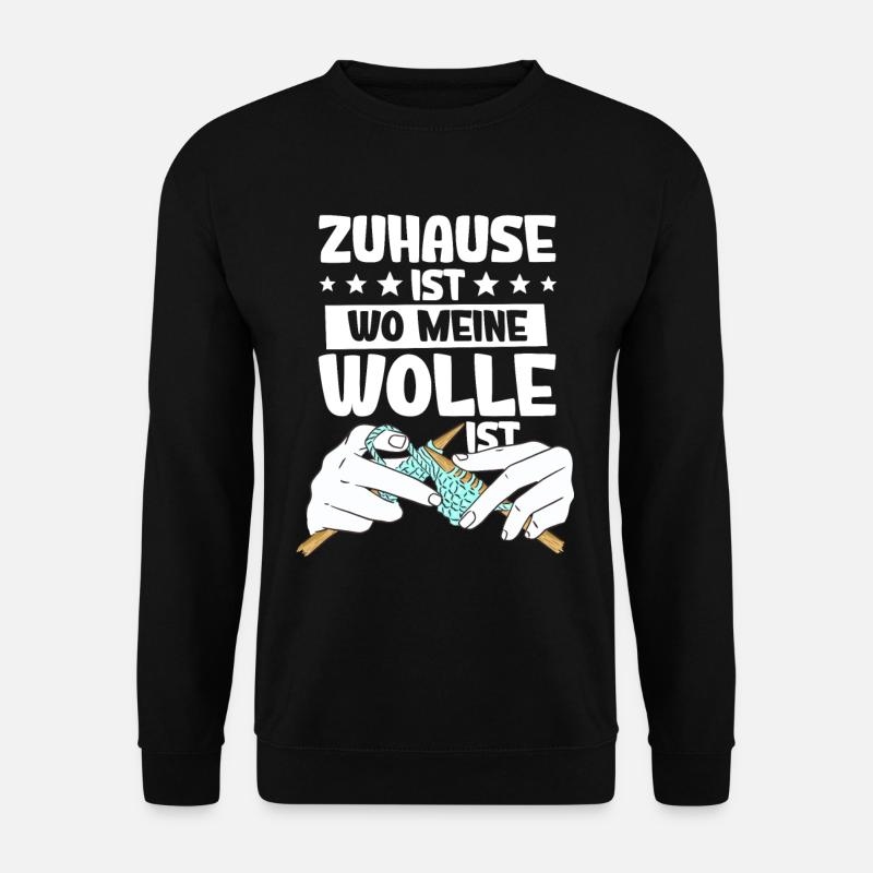 Häkeln - Unisex Pullover - Schwarz