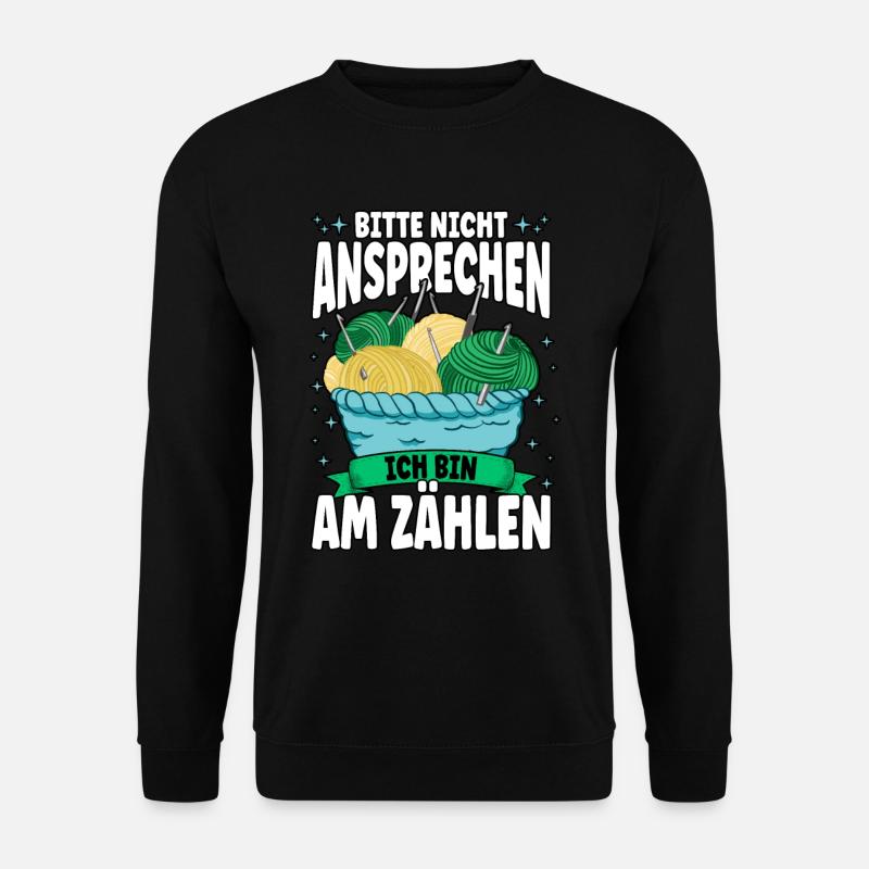 Häkeln - Unisex Pullover - Schwarz