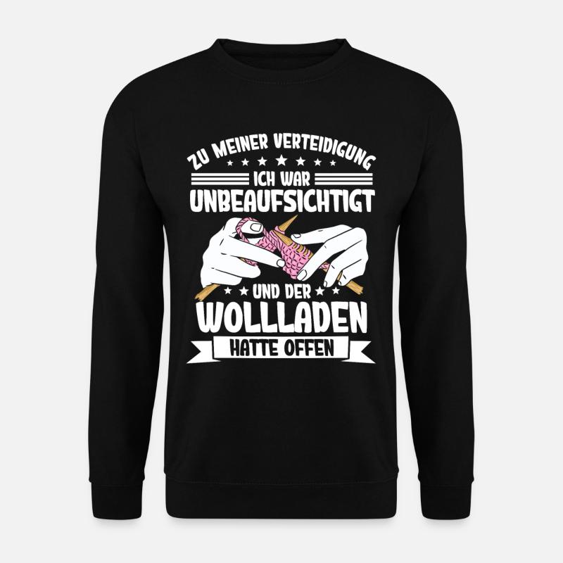 Häkeln - Unisex Pullover - Schwarz