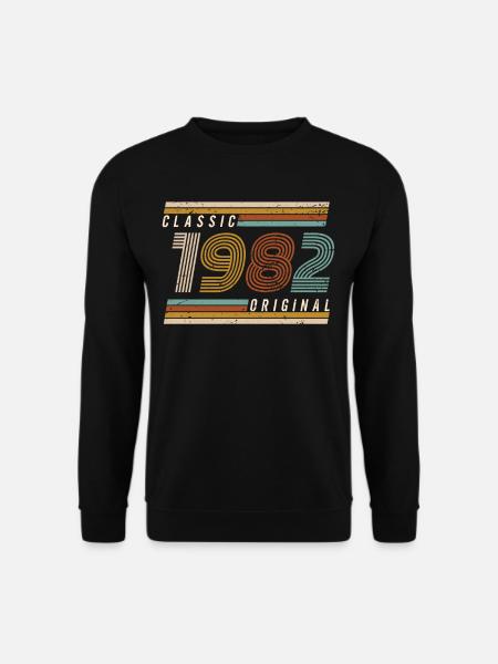1982 Birthday - Unisex Sweatshirt - black
