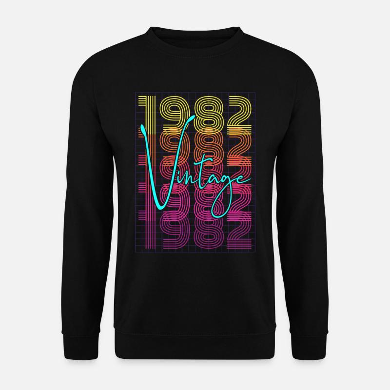 1982 Birthday - Unisex Sweatshirt - black