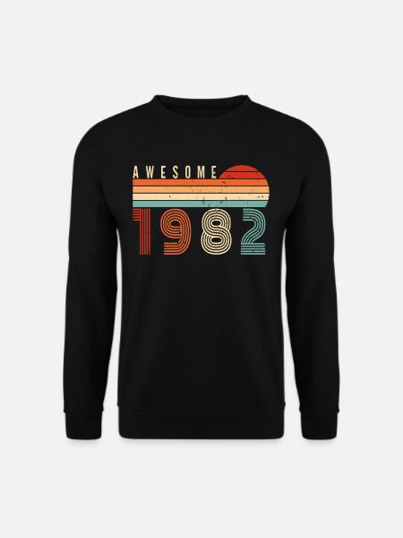 1982 Anniversaire - Sweat-shirt Unisexe - noir