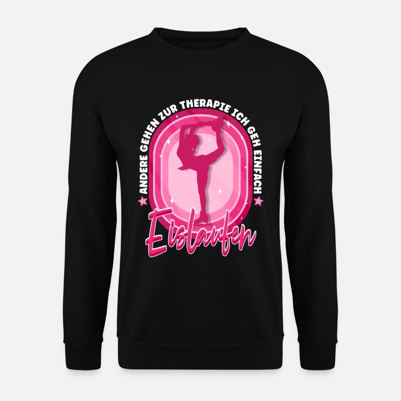 Eislaufen - Unisex Pullover - Schwarz