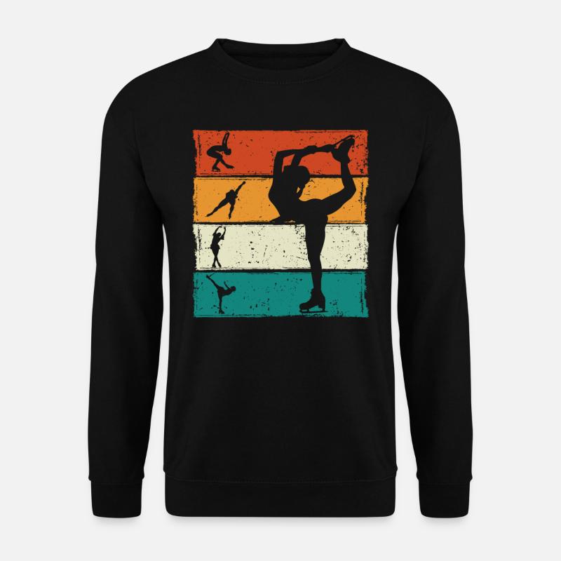 Eislaufen - Unisex Pullover - Schwarz