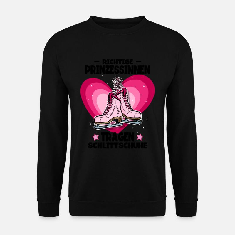Eislaufen - Unisex Pullover - Schwarz