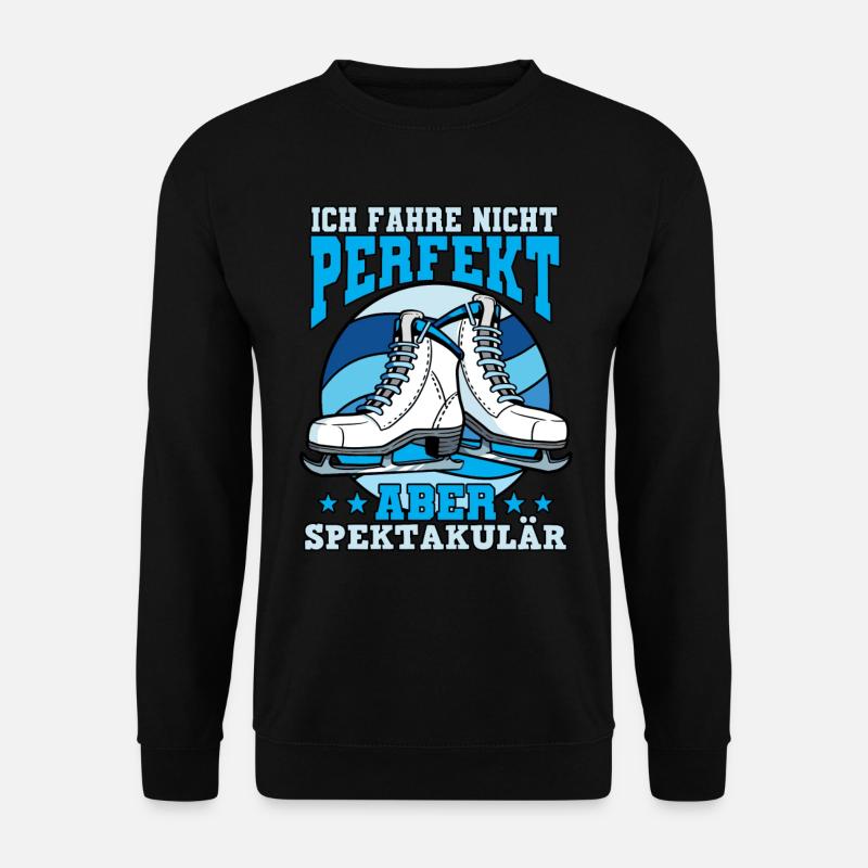 Eislaufen - Unisex Pullover - Schwarz
