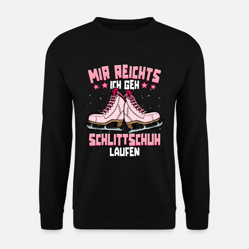 Eislaufen - Unisex Pullover - Schwarz