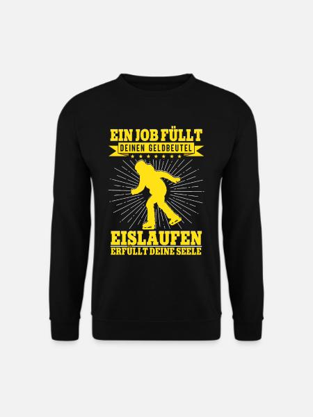 Eislaufen - Unisex Pullover - Schwarz