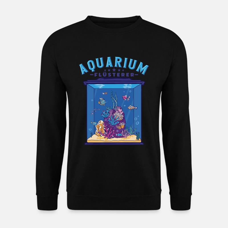 Aquarium Flüsterer Aquarianer - Unisex Pullover - Schwarz