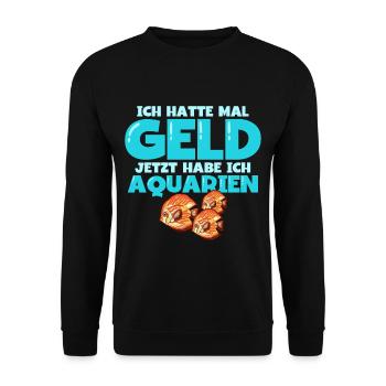 Aquarianer - Unisex Pullover - Schwarz - Vorne - Alina (178cm) & Michal (187cm)