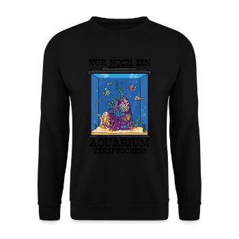 Aquarianer - Unisex Pullover - Schwarz - Vorne - Alina (178cm) & Michal (187cm)