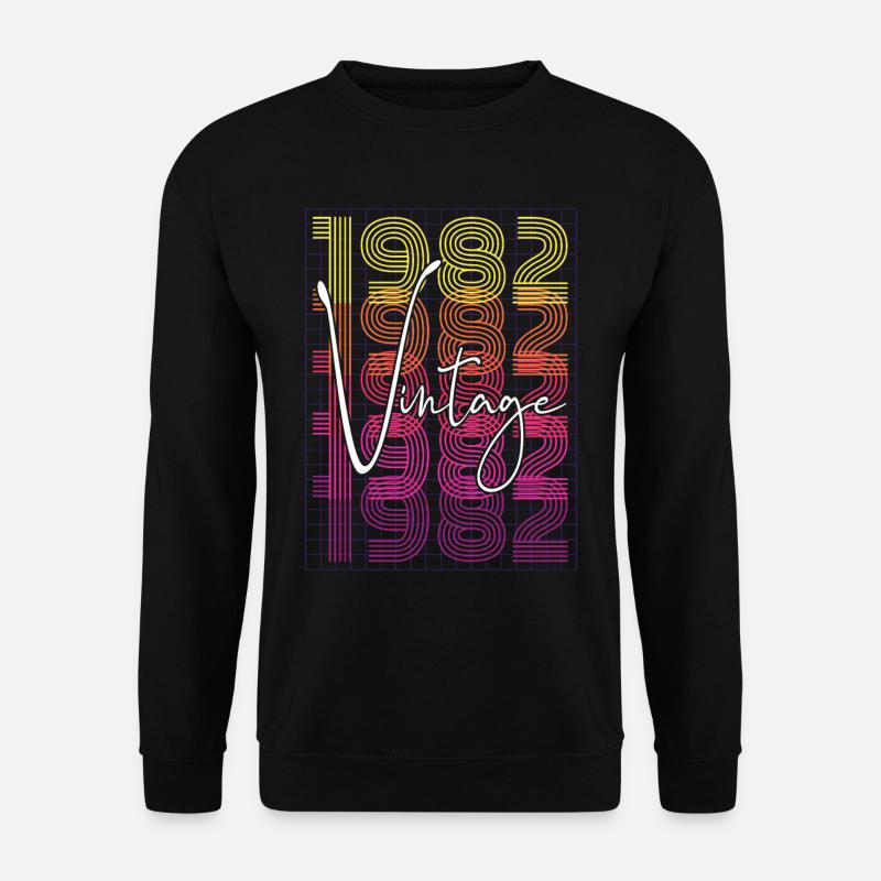 1982 Birthday - Unisex Sweatshirt - black