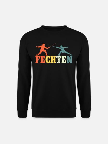 Fechten - Unisex Pullover - Schwarz