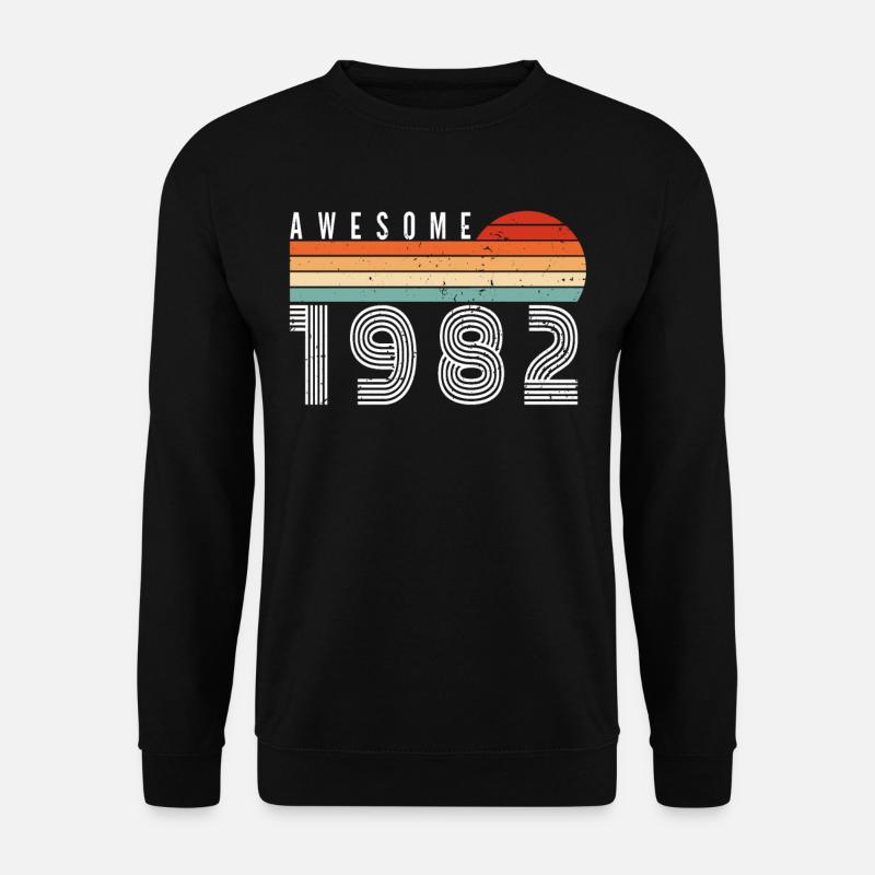 1982 Birthday - Unisex Sweatshirt - black