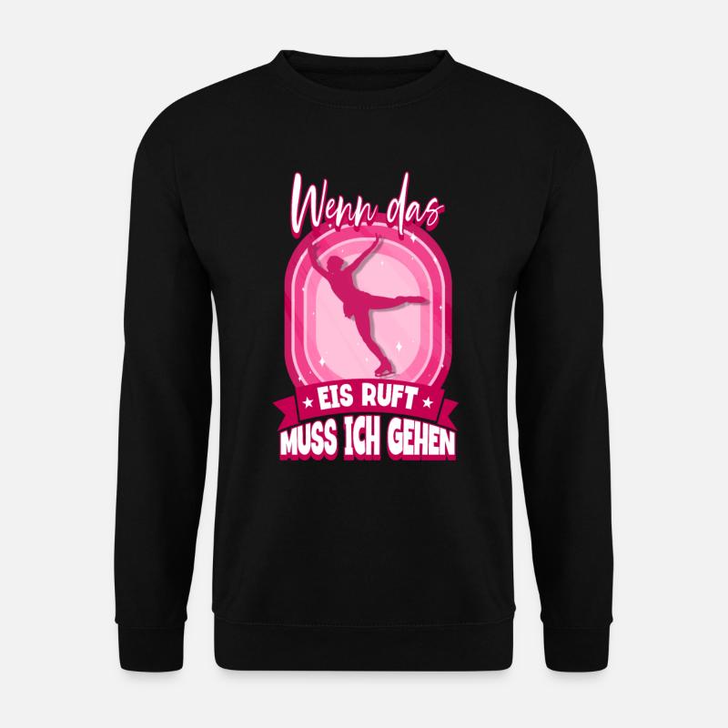 Eislaufen - Unisex Pullover - Schwarz