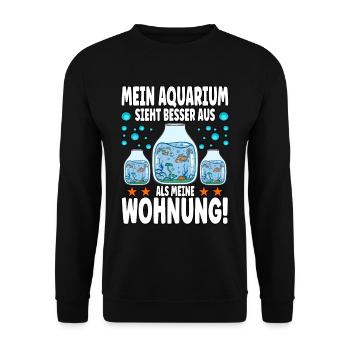 Aquarianer - Unisex Pullover - Schwarz - Vorne - Alina (178cm) & Michal (187cm)