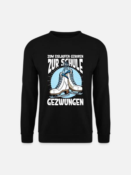 Eislaufen - Unisex Pullover - Schwarz